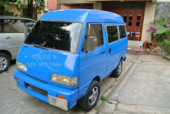รถตู้เล็กเล็ก ไดฮัทสุ ทะเบียนนั่ง สีน้ำเงินฟ้า ราคา 125,000 บาท