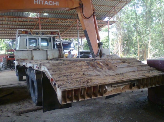 รายละเอียด ขายเทลเลอร์บรรทุกแมคโคร ROCKY 10ล้อ 2 เพลา175 แรง ตาหวาน