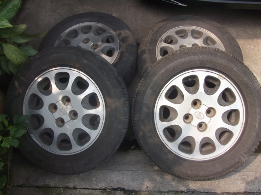 ปรับราคาขายแม็กเดิมติดรถ AE 101 ขอบ 14 สภาพดีไม่ดุ้งไม่คต