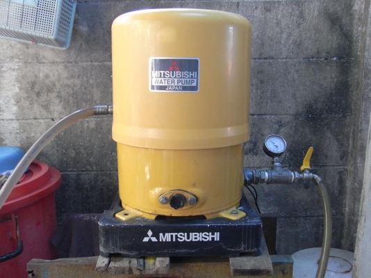 ขายปั้มน้ำ Mitsubishi 100W สภาพสวยพร้อมใช้ รับประกันคุณภาพ ดูประวัติการขายผมได้ครับ