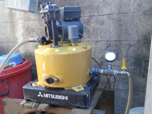 ขายปั้มน้ำ Mitsubishi 100W สภาพสวยพร้อมใช้ รับประกันคุณภาพ ดูประวัติการขายผมได้ครับ