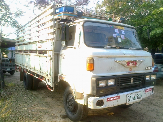 HINO KM340 - 110 HP DQ100 กระบะเหล็กคอกไม้ยาว 5 เมตรสวยมากครับ เครื่องแห้งดีมากไม่มีเยิ้ม หัวเก๋งบางๆไม่ผุเลยภายในคอนโซลอยู่ครบพร้อม ช่วงล่างคัชซีสวยไม่แตกไม่ดาม ยาง 7.50 ขอบ 16 สภาพดีพร้อมบรรทุกพร้อมใช้งาน เอกสารทะเบียนภาษีครบไม่มีขาด พร้อมโยนเล่ม ราคาต่