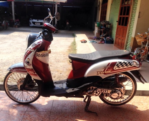 ขาย yamaha finoจดปี51 ทะเบียนไม่ขาดเอกสารชุดโอนครบ