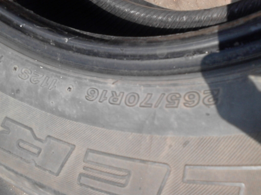 265/70R16 BRIDGESTONE DUELER  H/T 840 ชุด 4 เส้น TEL.081-427-3941