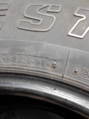 265/70R16 BRIDGESTONE DUELER  H/T 840 ชุด 4 เส้น TEL.081-427-3941