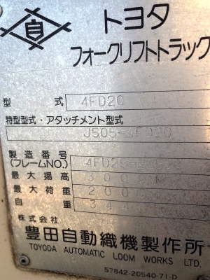 ถูกและดี ที่นี่ที่เดียว ขาย FORKLIFT - TOYOTA 4FD