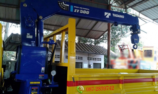 ขายรถบรรทุก 6 ล้อ ติดเครน TADANO 5 ตัน