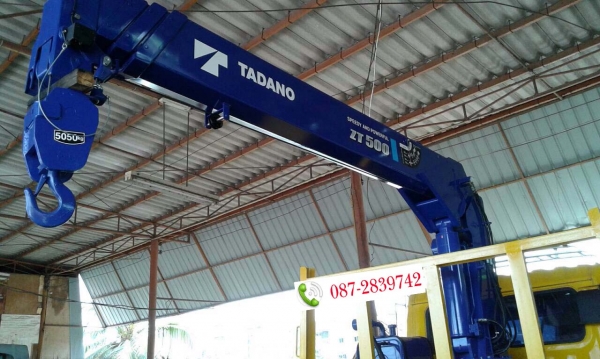 ขายรถบรรทุก 6 ล้อ ติดเครน TADANO 5 ตัน