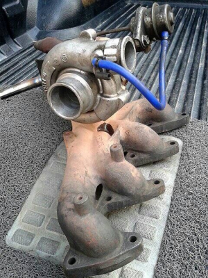 ขายเทอร์โบTD04 พร้อมเขา ใส่เครื่อง4d56สภาพสวยพร้อมใช้