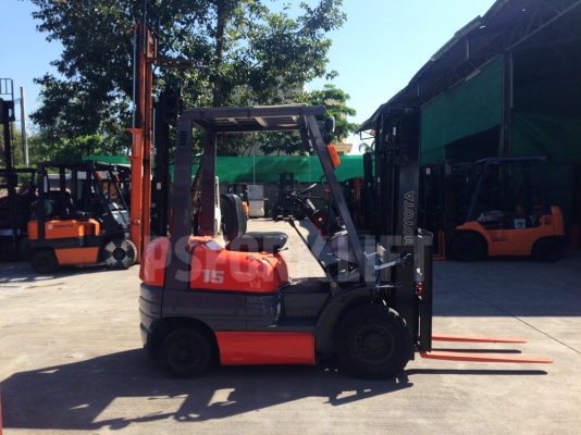 ขายรถโฟล์คลิฟท์ โตโยต้า 6FG15 เสาสูง 3 ม. จากประเทศญี่ปุ่น