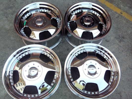 LUXURIANT ขอบ20 6รู139.7 หน้า8.5 หลัง9.5 ออฟ20 (ล้อใหม่โคเมี่ยม)