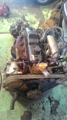 เครื่อง isuzu  4JG 2เกียร์สายพร้อมใบคุ้มลงเล่ม เครื่องสภาพดี