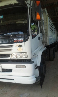 ขายรถ18ล้อดั้มพ์ ISUZU FXZ23NZF24 เครื่อง 270 แรงม้า หัวหาง ปี51 ตัวสุดท้าย สนใจโทร 081-970-1072