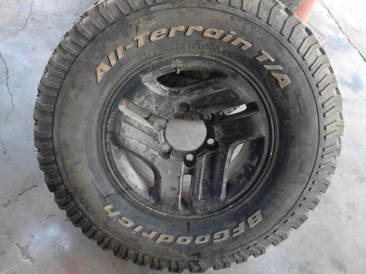 31X10.50R15 BF Goodrich AlLL Terrain T/A  MADE IN USA.  มี 1 ล้อ  ติดต่อ .TEL.081-427-3941