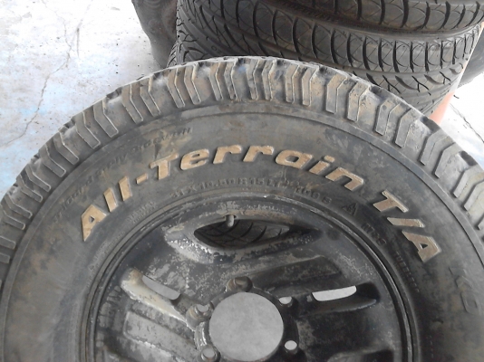 31X10.50R15 BF Goodrich AlLL Terrain T/A  MADE IN USA.  มี 1 ล้อ  ติดต่อ .TEL.081-427-3941