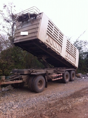 ขายรถสิบล้อ hino fm2P 380 แรง ปี 54 พ่วงแม่ลูก ดั้มสามมิตร รถสวยพร้อมใช้งาน