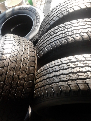 255/65R17 BRIDGESTONE DUELER H/T 840 ปี2012 ชุด 4 เส้น หนา เสมอทุกเส้น TEL.081-427-3941