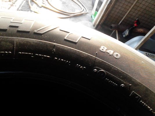 255/65R17 BRIDGESTONE DUELER H/T 840 ปี2012 ชุด 4 เส้น หนา เสมอทุกเส้น TEL.081-427-3941