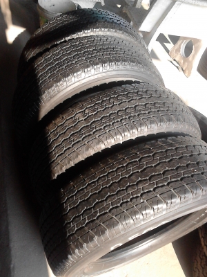 255/65R17 BRIDGESTONE DUELER H/T 840 ปี2012 ชุด 4 เส้น หนา เสมอทุกเส้น TEL.081-427-3941