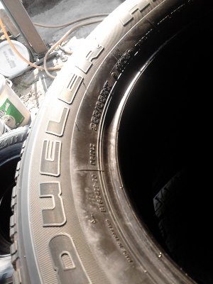 255/65R17 BRIDGESTONE DUELER H/T 840 ปี2012 ชุด 4 เส้น หนา เสมอทุกเส้น TEL.081-427-3941