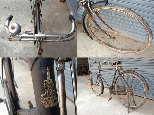 ขายจักรยานโบราณราเล่ห์ 28 ชายปีเก่ามีปรับหนืดคอมีรูปครับ