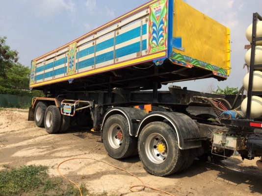 ขายสิบล้อหัวลากดั้มHINO FRเครื่องEP100ติดก๊าซNgv8ถัง