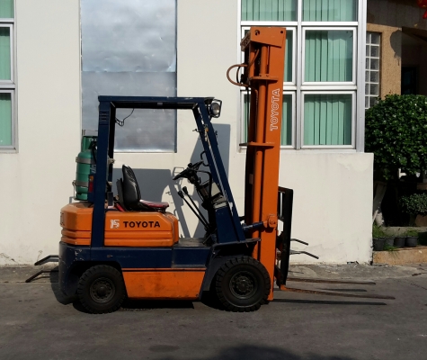 ฟอร์คลิฟต์ TOYOTA 5FG15 เสา5เมตร ขายถูกมาก