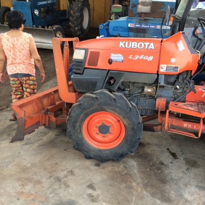 KUBOTA L3408 ดันหน้า ราคา 195,000  อ.แกลง จ.ระยอง สอบถาม 0818618678