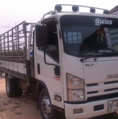 หกล้อ อีซูซุ NPR150&hellip;ลูกค้ารับรถเดินทางกลับเมืองช้างใหญ่&hellip;แล้ว ขอบเสี่ยใจถึง เมืองช้างอีสานใต้