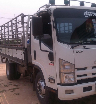 หกล้อ อีซูซุ NPR150&hellip;ลูกค้ารับรถเดินทางกลับเมืองช้างใหญ่&hellip;แล้ว ขอบเสี่ยใจถึง เมืองช้างอีสานใต้
