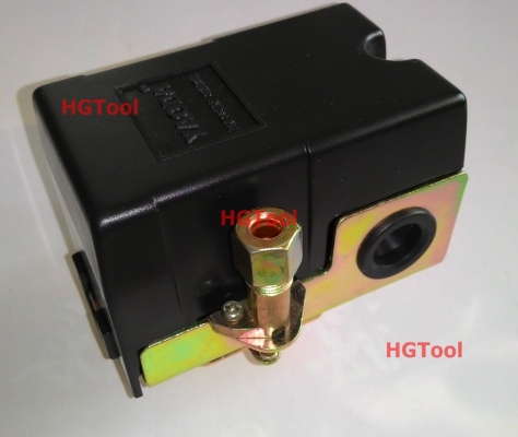 สวิทช์ตัดปั๊มลม Pressure Switch ตั้งตัดต่อ ได้ ขนาด 1/4