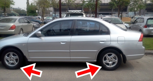 ขายล้อละ 500 บาท ขายแม็คแท้ honda civic dimension สวยๆ