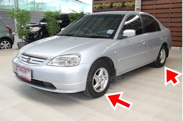 ขายล้อละ 500 บาท ขายแม็คแท้ honda civic dimension สวยๆ