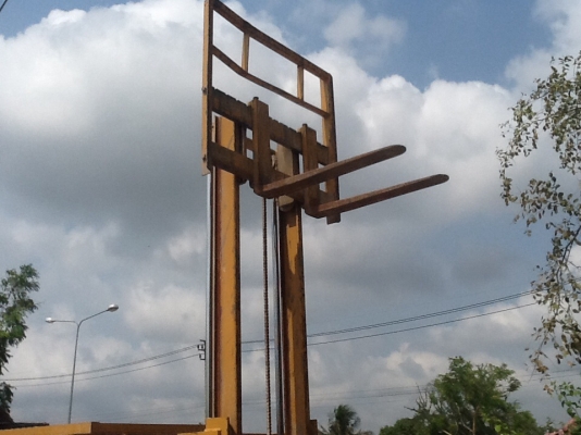 รถยกkomutsu fg10l-14 สภาพดีพร้อมใช้ เครื่องเกียร์ไฮดรอลิคดี