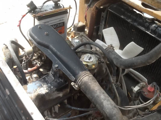 รถยกkomutsu fg10l-14 สภาพดีพร้อมใช้ เครื่องเกียร์ไฮดรอลิคดี