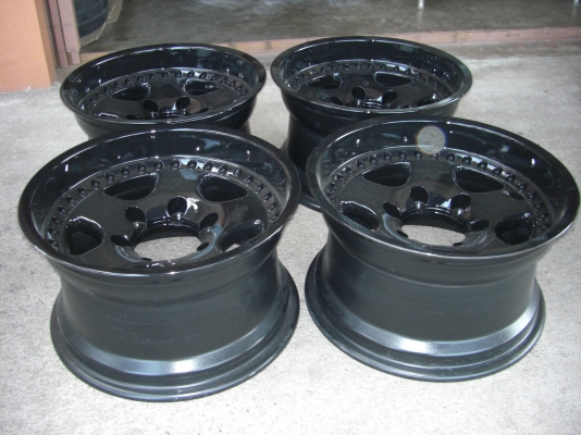 ล้อขอบ 15" สีดำ