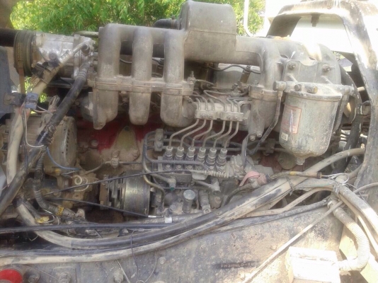 ขายรถบรรทุกสิบล้อดัมพ์ HINO 3M FM3MNLD เครื่องเดิม 240 แรง เกียร์เดิม กระบะสามมิตร