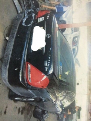 ขายรถอุบัติเหตุ พร้อมเล่มทะเบียน นิสสัน เทียน่า ปี 2006 สีดำ