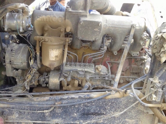 ขายรถบรรทุกสิบล้อดัมพ์ HINO 3H เครื่อง EM100-220 แรง 2 เพลา กระบะดัมพ์สามมิตร