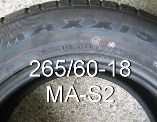 ราคาพิเศษ ยาง maxxis ma-s2 size 265 60-18
