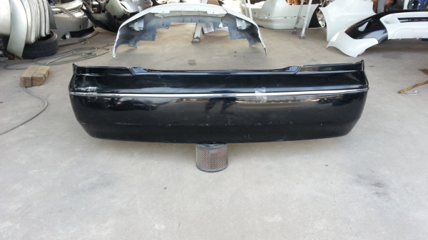 กันชนหลัง Cefiro A33 พร้อมคิ้วโครเมี่ยม ของแท้มือสอง