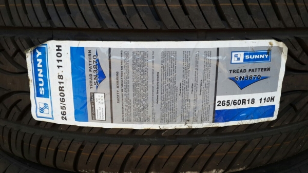265 50 20 ยางใหม่ Sunny 265 50 20 ยางใหม่ Sunny