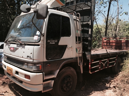 10ลัอเพลาเดียวพื้นเรียบ 195แรง...Hino. FL3HNLA. รถสวยห้างแท้เดิมบาง ภายในสวย คัสซีสวย เครื่องสวย.....