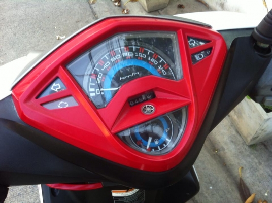 Yamaha Mio MX 125 แดง ขาว ล้อแม็ก สวยวิ่งน้อย
