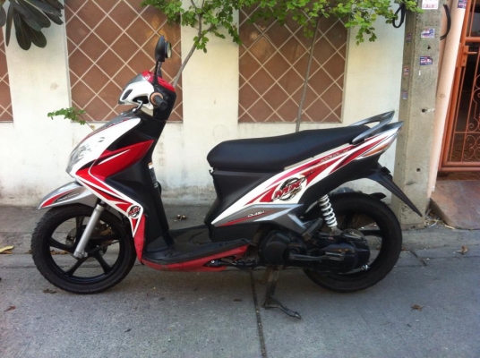 Yamaha Mio MX 125 แดง ขาว ล้อแม็ก สวยวิ่งน้อย