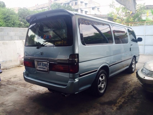 ขายรถตู้ หัวจรวดหลังคาเตี้ย ปี 96 เครื่องเจออโต้ สองระบบ แต่งตัวนอก