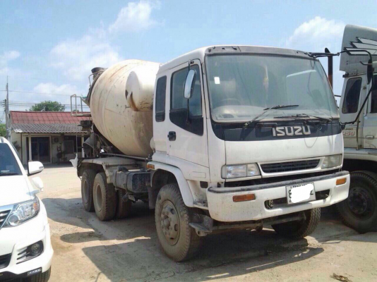 ขายรถบรรทุก 10 ล้อโม่ปูน ISUZU DECA 270 แรงม้าปี 2542 โม่ BNK 6 คิว ราคา 1200000