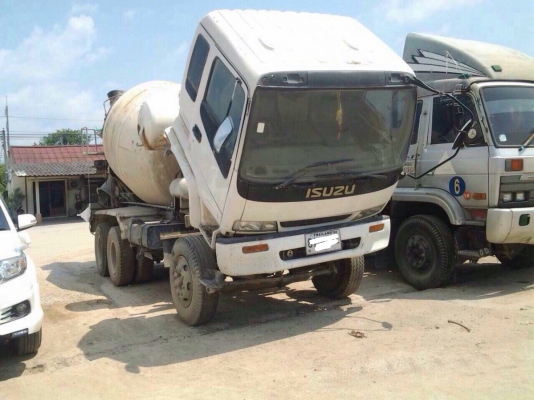 ขายรถบรรทุก 10 ล้อโม่ปูน ISUZU DECA 270 แรงม้าปี 2542 โม่ BNK 6 คิว ราคา 1200000