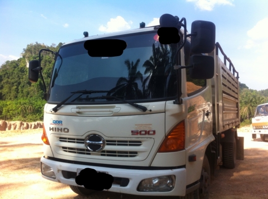 ขายรถบรรทุก 6 ล้อดัมพ์ HINO MEGA 175 แรงม้าปี 2554 ไมล์ 110000 กม.ราคา 980000