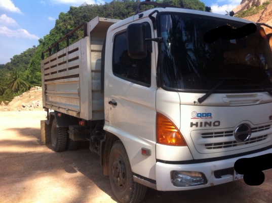 ขายรถบรรทุก 6 ล้อดัมพ์ HINO MEGA 175 แรงม้าปี 2554 ไมล์ 110000 กม.ราคา 980000